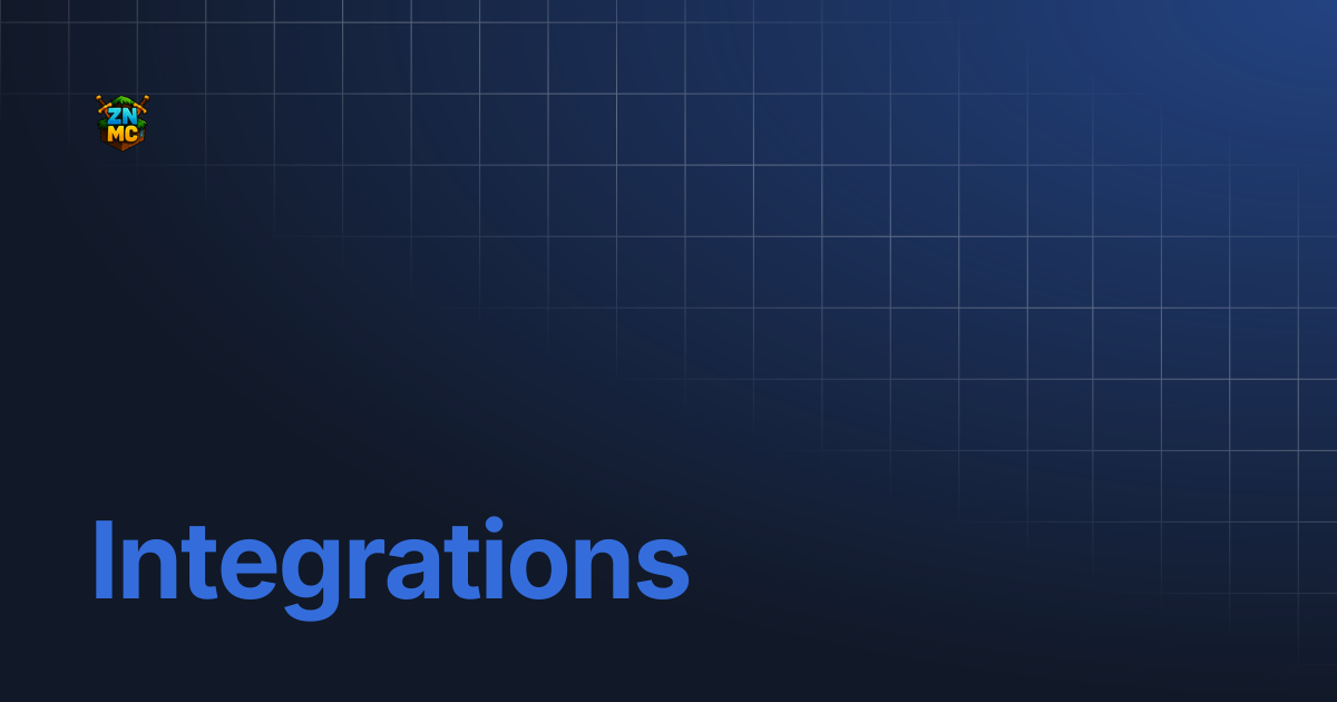Integrations | Zeronightsmc Network